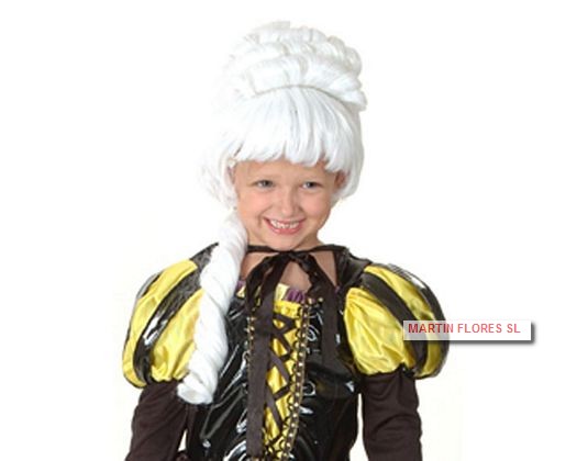 Peluca blanca época