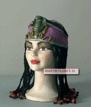 Peluca egypcia Cleopatra
