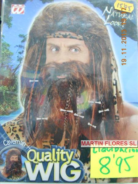 Peluca troglodita marron