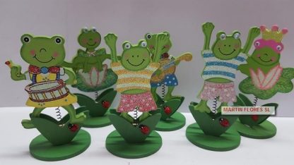 Pinza madera ranas