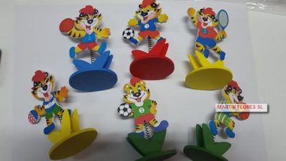 Pinza madera tigre