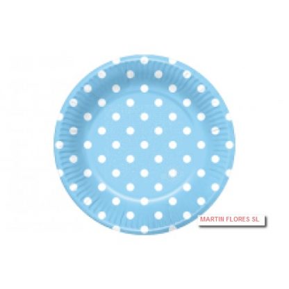 Plato celeste lunares blancos