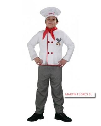 Disfraz cocinero niño rojo