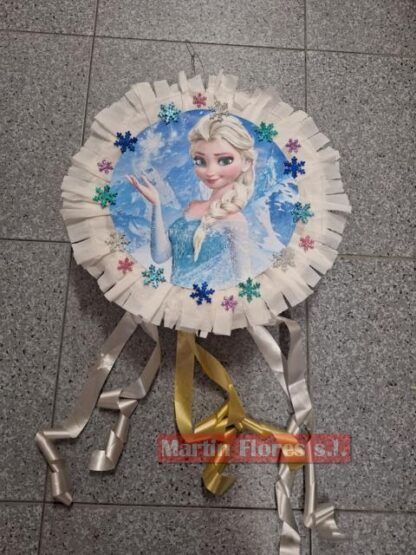 Piñata 3d princesa Frozen redonda - Imagen 6
