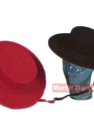 Gorro cordobés fieltro Rojo o negro