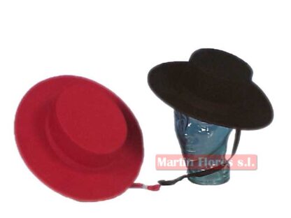 Gorro cordobés fieltro Rojo o negro
