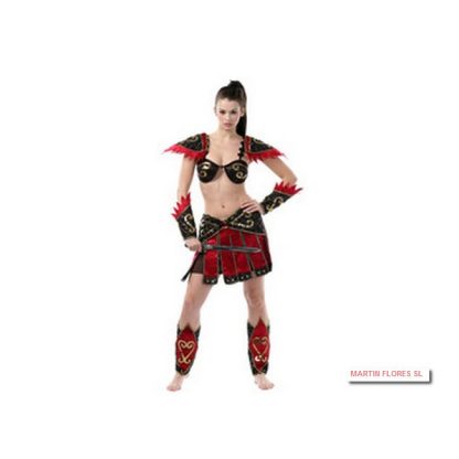 Disfraz guerrera gladiadora
