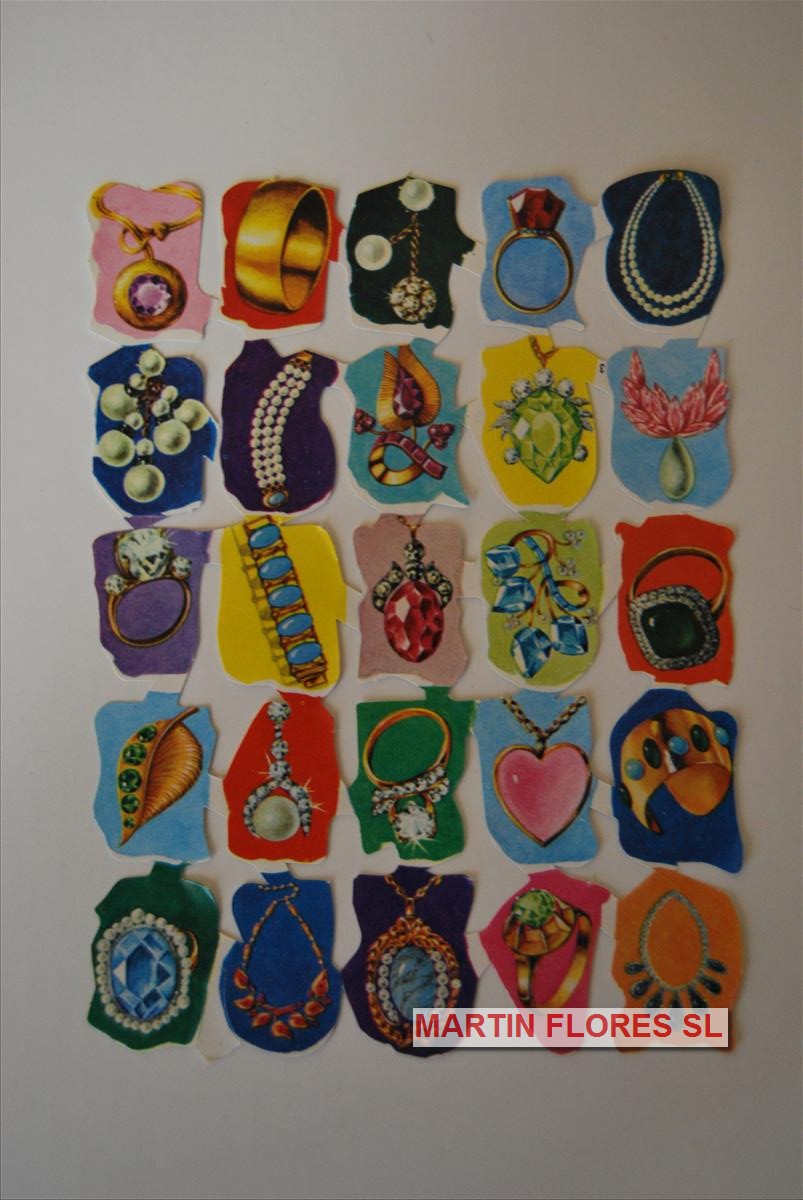 Cromos español pequeño bisuteria