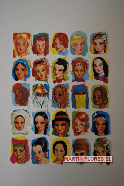 Cromos español mujeres del mundo