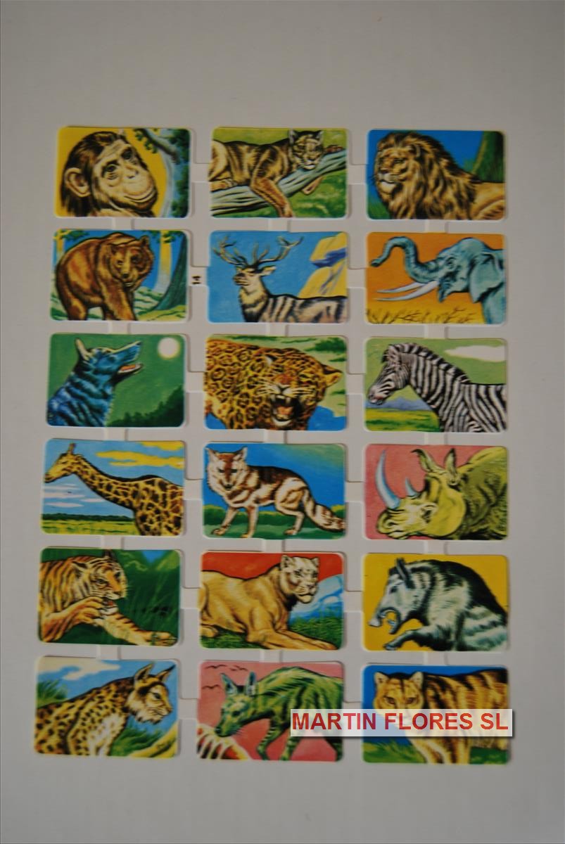 Cromos español pequeño selva