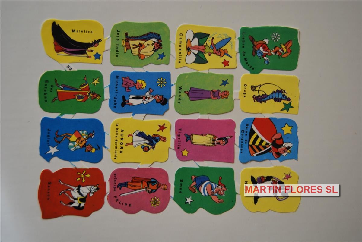 Cromos español Disney clásicos 4