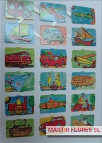 Cromos español pequeño coches