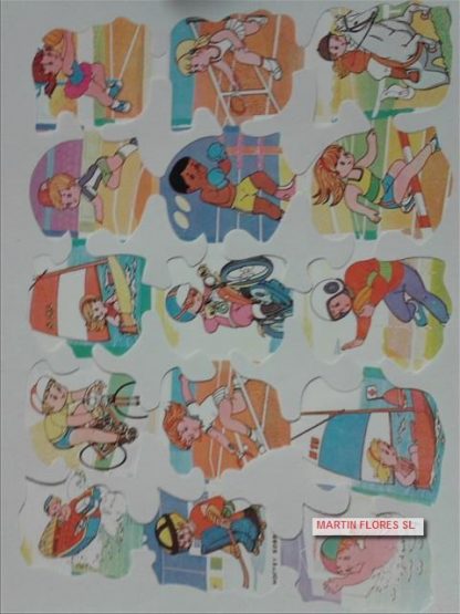 Cromos español pequeño deportistas