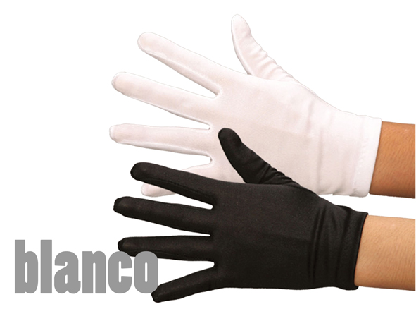 Guante blanco corto