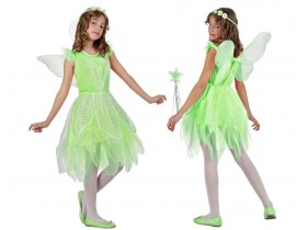 Disfraz hada verde niña