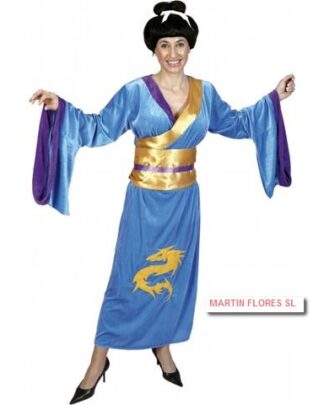 Disfraz China azul