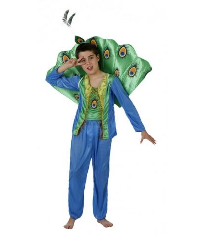 Disfraz pavo real infantil