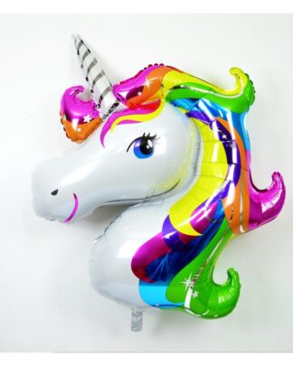 Globo unicornio multicolor