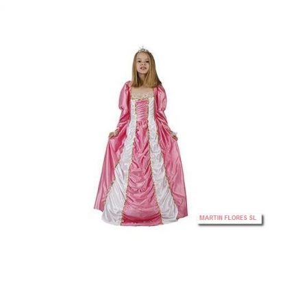 Disfraz princesa rosa blanca
