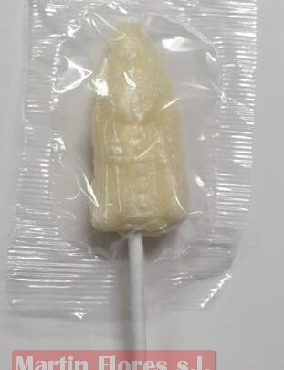 Piruleta caramelo nazareno blanco