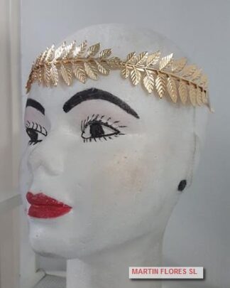 Diadema hojas doradas