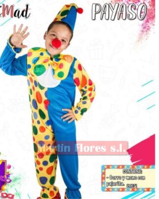 Disfraz payaso azul C