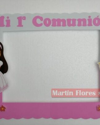 Cartel photocall grande niña comunión