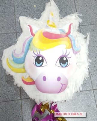 Piñata 3D cabeza Unicornio
