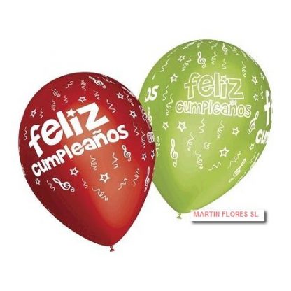 Globos feliz cumpleaños 8u