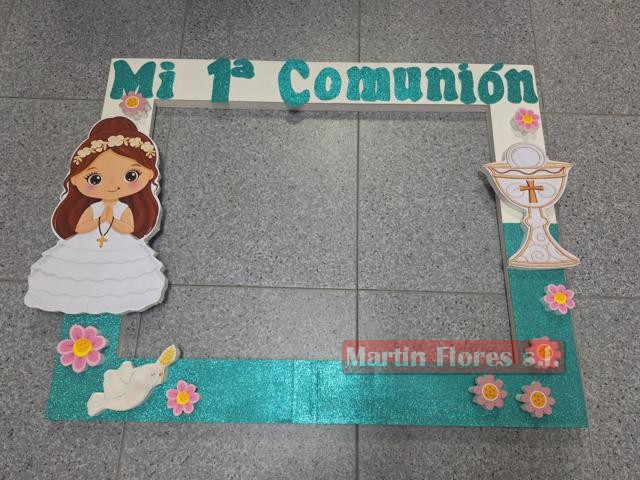Cartel photocall grande niña comunión - Imagen 3
