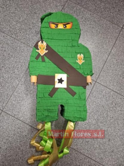 Piñata 3d figura Ninjago verde