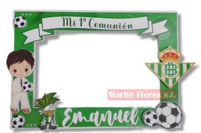 Cartel photocall 3d niño comunión - Imagen 4