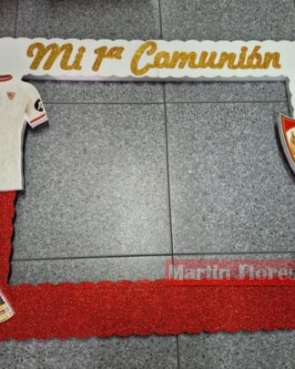 Cartel photocall grande fútbol