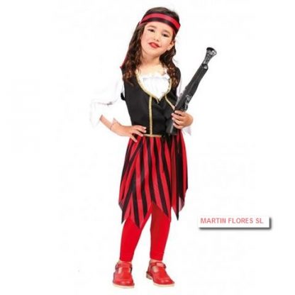 Disfraz pirata guirca niña