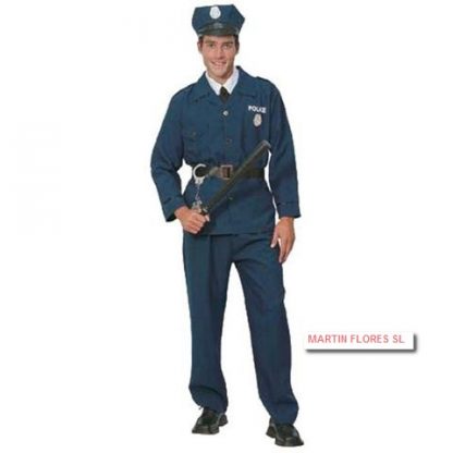 Disfraz  policia hombre