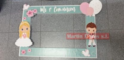 Cartel photocall 3D niña comunión - Imagen 14