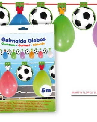 Guirnalda globos balones Fútbol