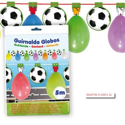 Guirnalda globos balones Fútbol