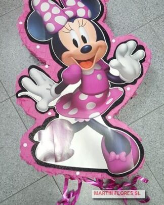 Piñata 3D Minnie rosa grande