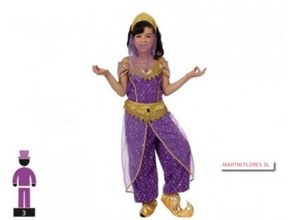 Disfraz niña árabe morada