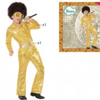 Disfraz disco oro abba niño