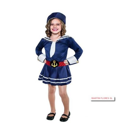 Disfraz marinera azul niña