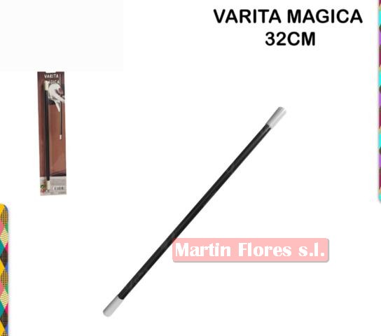 Varita mago negra blanca