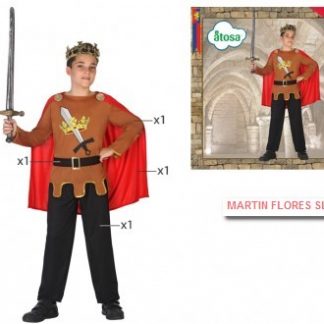 Disfraz rey medieval infantil