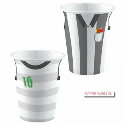 Vasos camiseta fútbol 8u