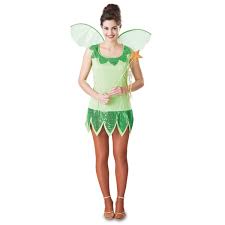 Disfraz hada verde campanilla mujer