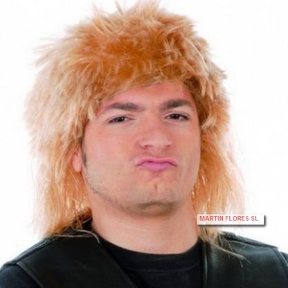 Peluca rock rubio