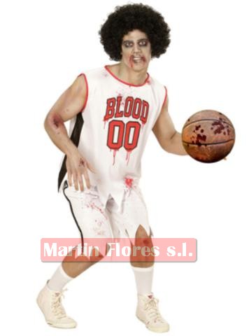 Disfraz jugador zombie basket