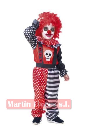 Confesión Ciro para justificar Disfraz payaso macabro niño terrorífico para #fiesta #halloween en #sevilla
