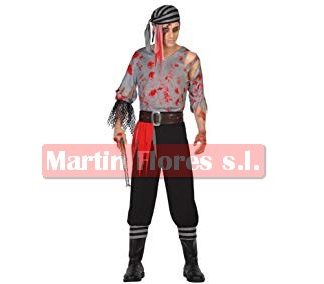 Disfraz pirata zombi hombre